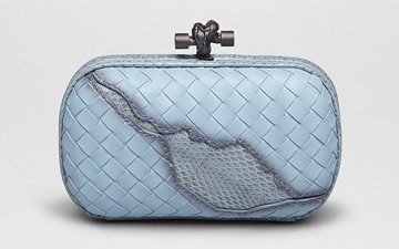 Bottega Veneta Ciel Intrecciato Nappa Ayers Glimmer Knot thumb