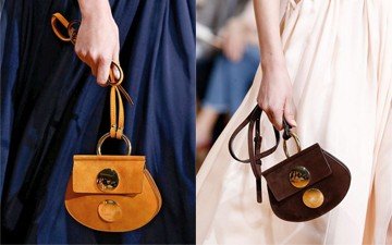 Cloe Mini Flatty Suede Shoulder Bag thumb