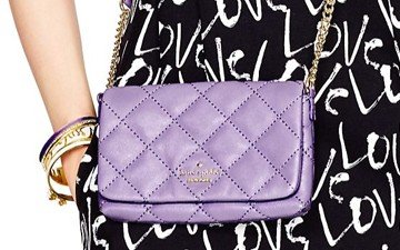 Kate Spade Emerson Place Julee Flap Bag purple thumb