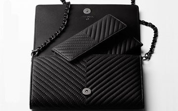 Chanel Boy Chevron Wallet On Chain thumb