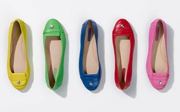 Longchamp Le Pliage Cuir Flats thumb