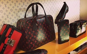 Louis Vuitton Black Red Monogram Infrarouge Cardholder — The Posh Pop-Up
