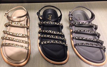 Chanel Chain Sandals thumb