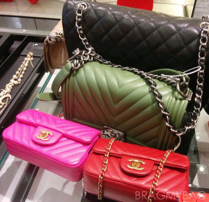 One Chanel Classic Flap Bag And Three Chevron Bags Please | Bragmybag