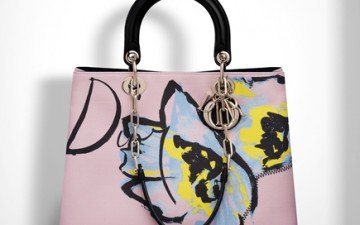 Dior D Light Bag in Pink Canvas thumb