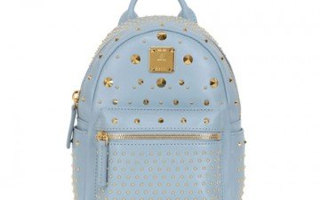 MCM Extra Mini Stark Leather Backpack thumb