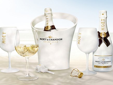 Moët & Chandon ICE Imperial Champagne Lamp Van Pep Custom 