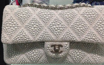 Chanel Pearl Classic Flap Bag thumb