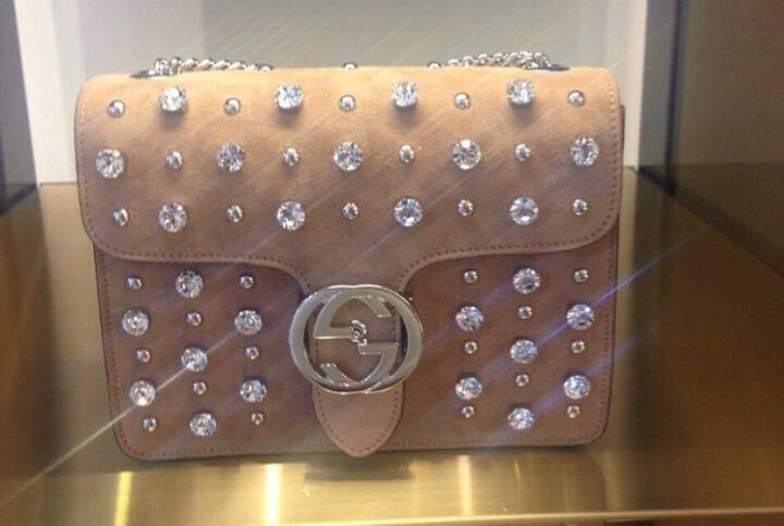 gucci crystal purse