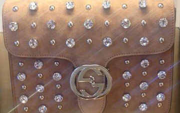 Gucci Interlocking Crystal Shoulder Bag thumb1