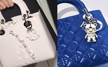 Limited Edition Lady Dior Flower And Cannage Bag In Seoul thumb