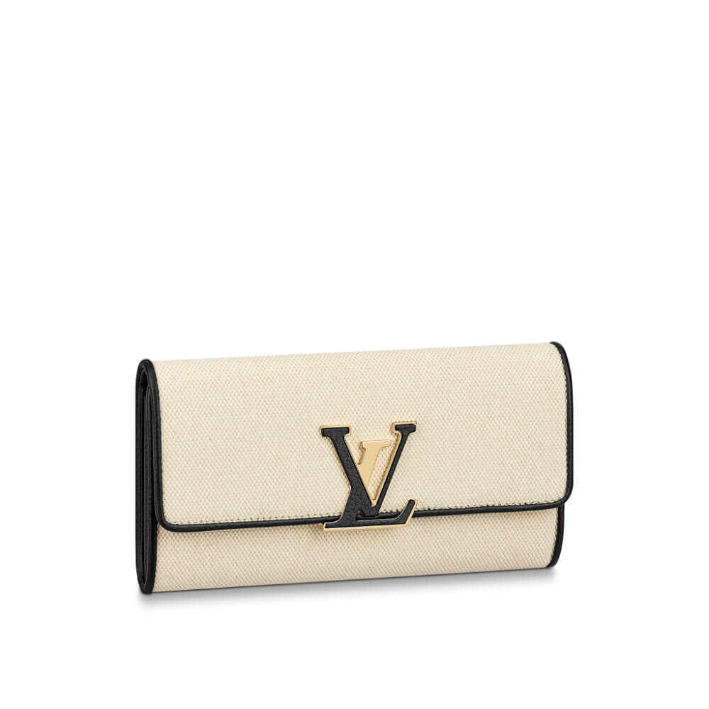 Louis Vuitton Capucines Wallet Perforated Leather at 1stDibs