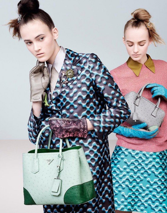 Prada Fall Winter 2015 Ad Campaign Featuring The Inside Tote Bag ...