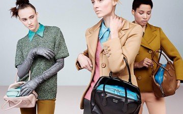 Prada Fall Winter 2015 Ad Campaign Featuring The Inside Tote Bag thumb