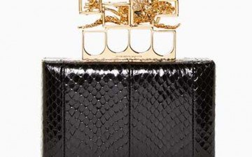 Alexander McQueen Poppy Cage Knuckle Box Clutch thumb