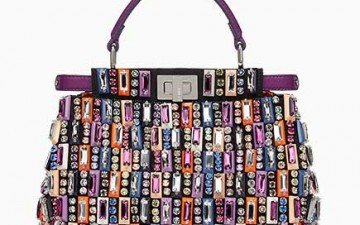 Fendi Mini Peekaboo Multicolor Crystals thumb