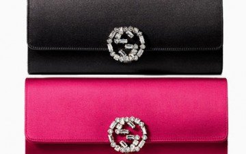 Gucci Broadway Satin Clutch Bag thumb