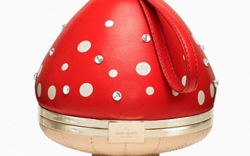 Kate Spade blaze a trail mushroom clutch Bag thumb