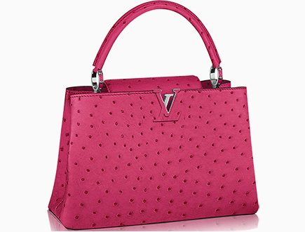 Capucines BB Ostrich Leather - Handbags