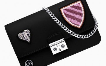 Miss Dior Large Heart Badges Promenade Pouch thumb