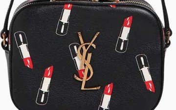 Saint Laurent MONOGRAM LIPSTICK PRINTED LEATHER BAG thumb