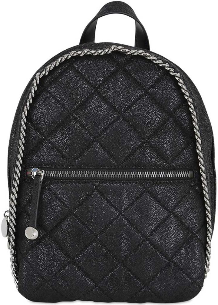 Stella McCartney Quilted Shaggy Faux Deer Backpack | Bragmybag