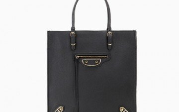 Balenciaga Papier A5 Metallic Edge leather tote thumb