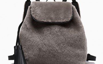 Kate Spade cloverdale shearling mikael Backpack thumb