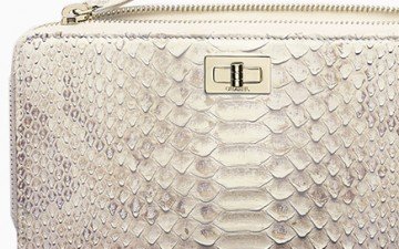 Chanel Python Zipped Wallet thumb