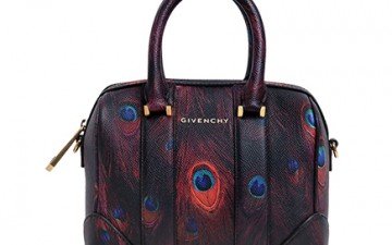 Givenchy Peacock Feathers Printed Bag Collection thumb