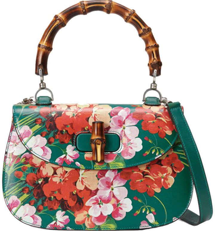 Gucci Bamboo Classic Blooms Top Handle | Bragmybag