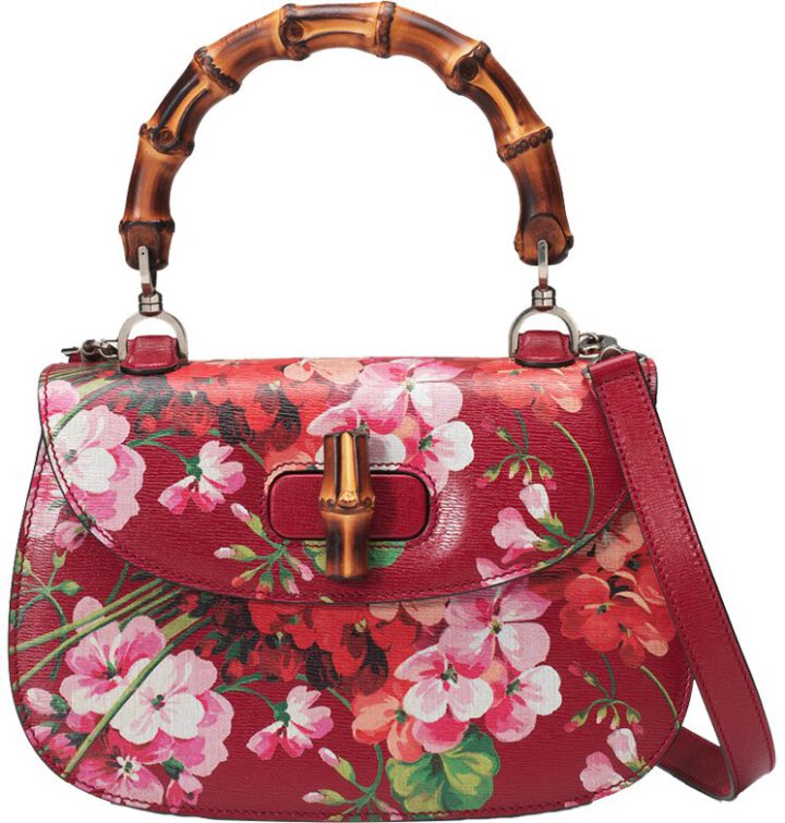 Gucci Bamboo Classic Blooms Top Handle | Bragmybag