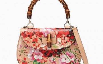 Gucci Bamboo Classic Blooms Top Handle thumb