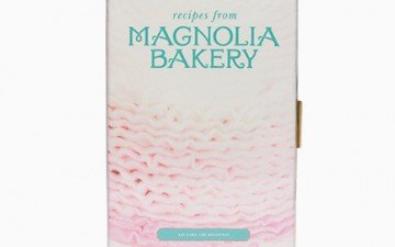 Kate Spade MAGNOLIA BAKERY RECIPE BOOK CLUTCH thumb