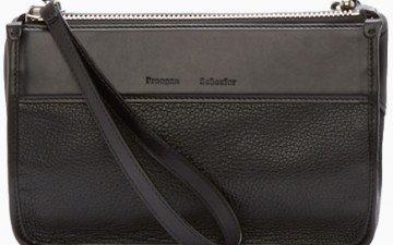 Proenza Schouler Black Leather Z Crossbody Bag thumb