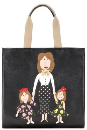 Dolce & Gabbana Family Leather Shopping Bag | Bragmybag