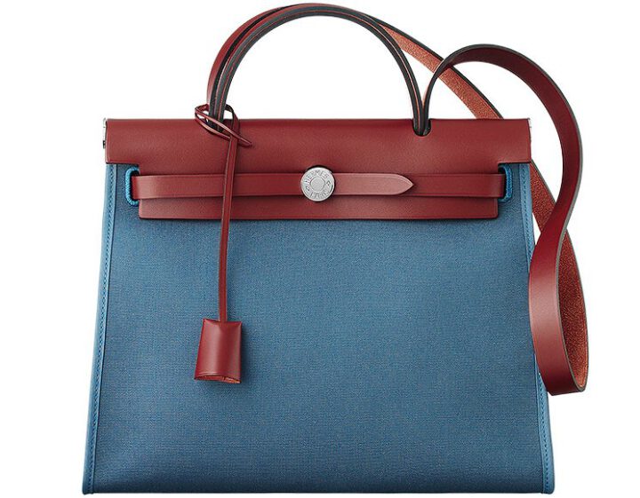 Hermes Herbag Zip Tote in Canvas and Cowhide | Bragmybag