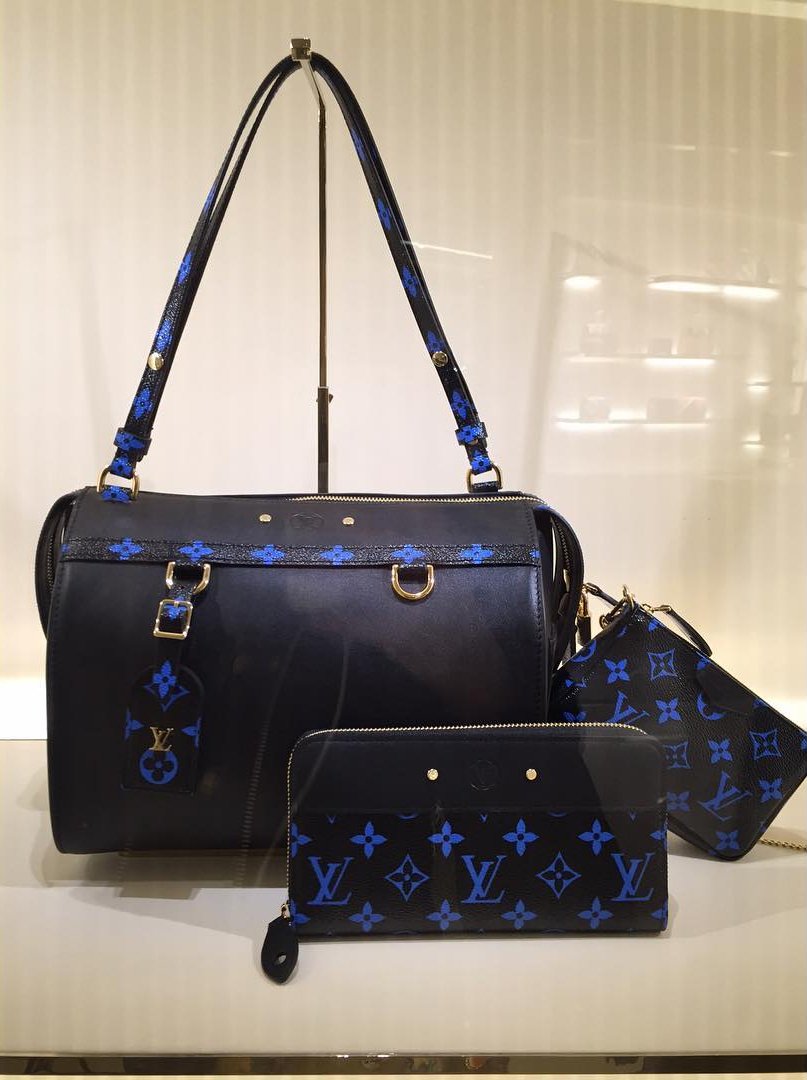 A Closer Look: Louis Vuitton Blue Monogram Canvas Bag Collection | Bragmybag