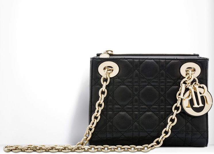 dior bag with chain