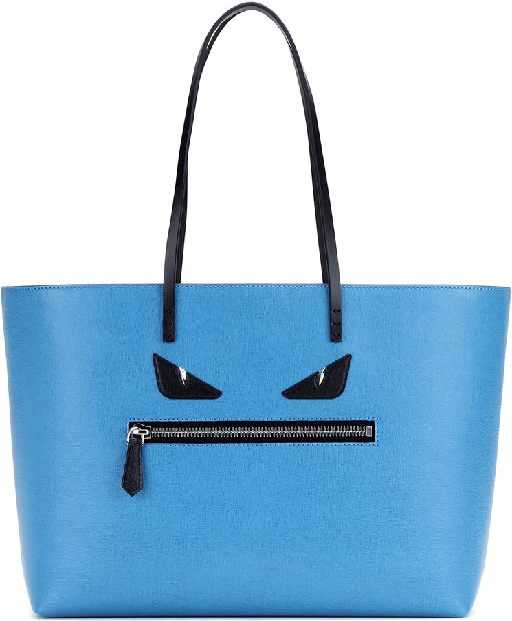 Fendi Roll Monster Face Shopping Bag