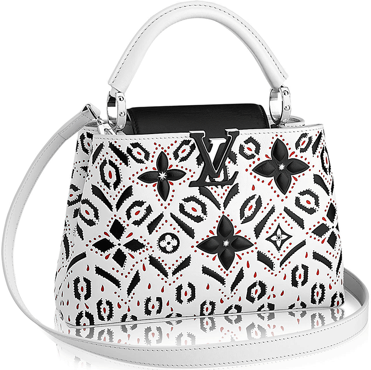 Louis Vuitton LV by The Pool Capucines BB, White, One Size