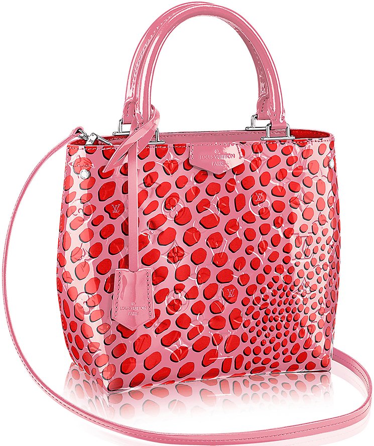 Louis Vuitton Pink Vernis Jungle Dots Pochette Felicie Red Leather Patent  leather ref.287182 - Joli Closet