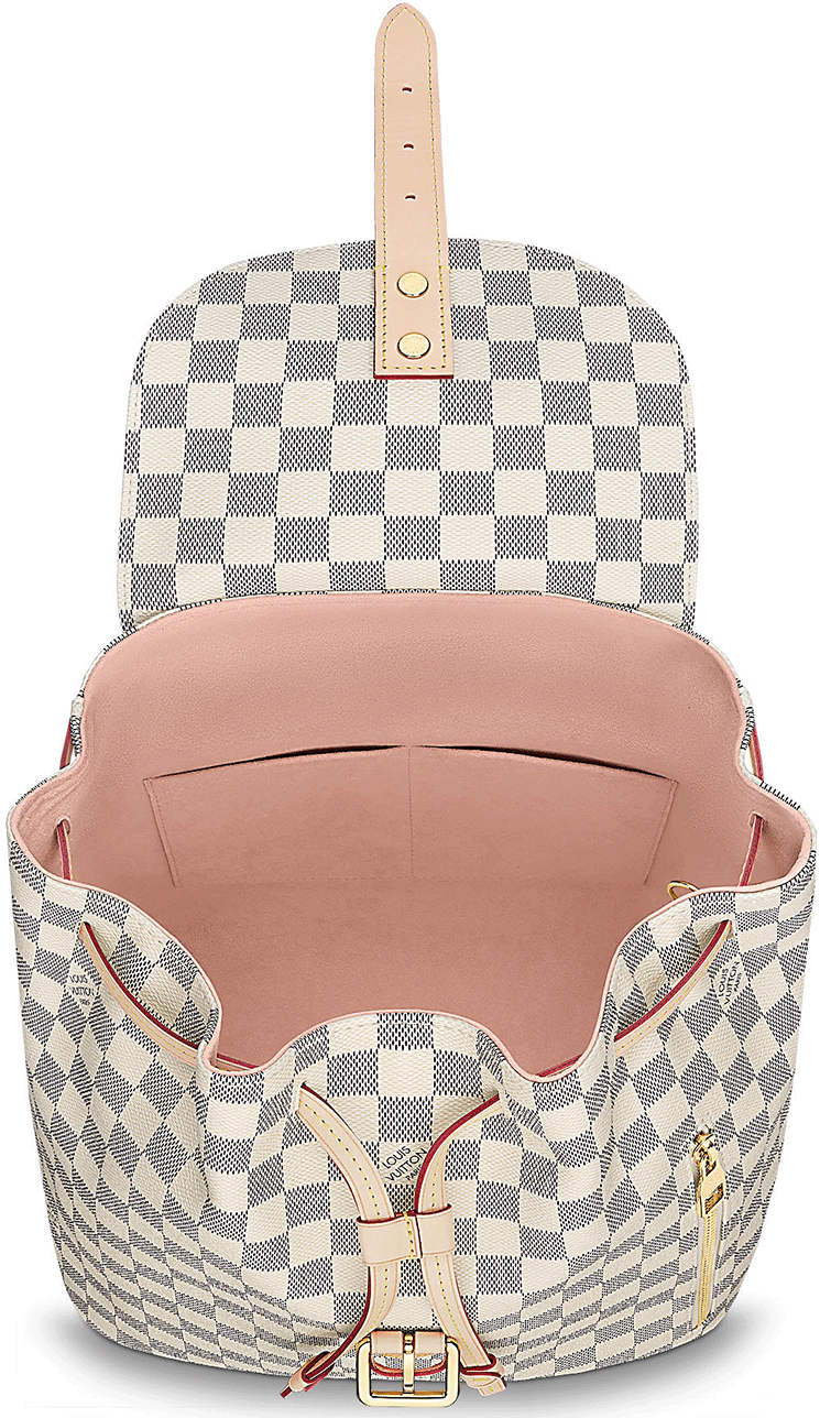 Sperone leather backpack Louis Vuitton White in Leather - 28111479