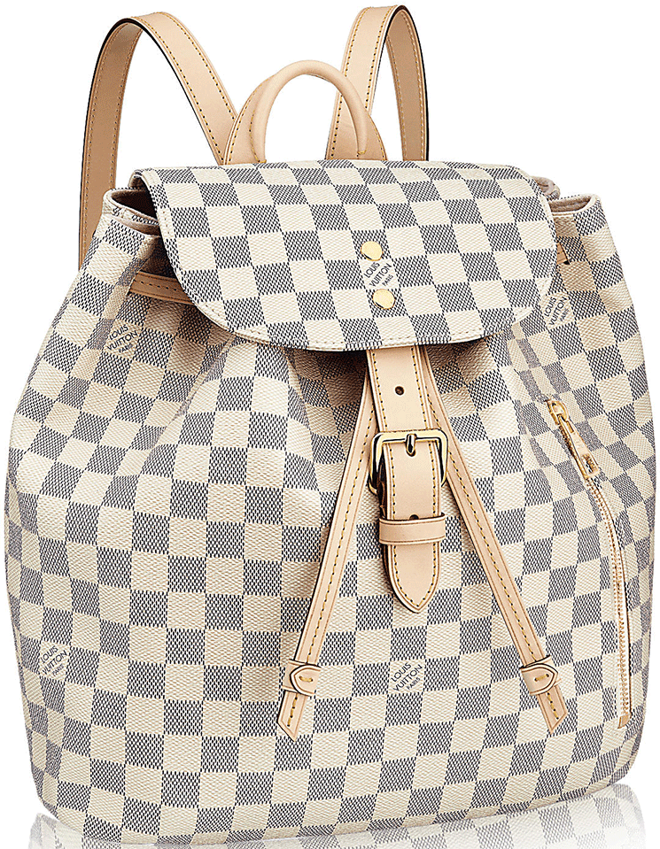 Sperone cloth backpack Louis Vuitton White in Cloth - 30524369