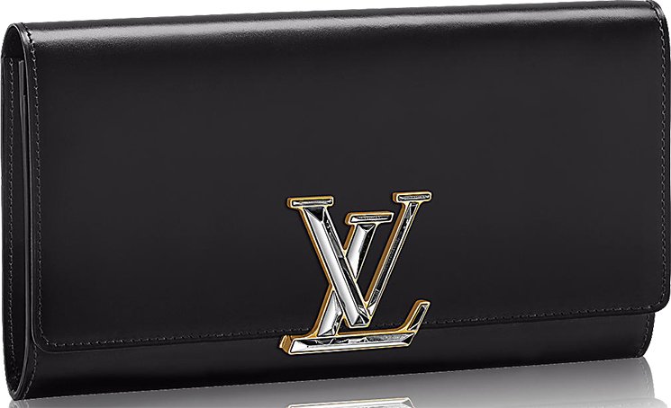 Louis Vuitton - Black Patent Leather Louise Wallet