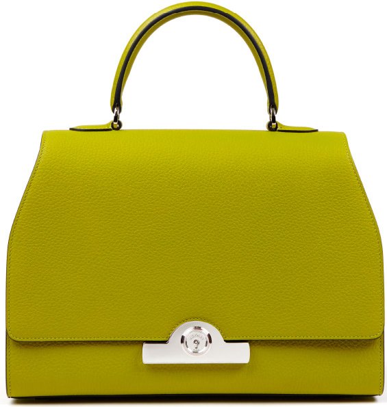 Moynat Green Rejane Handle Bag