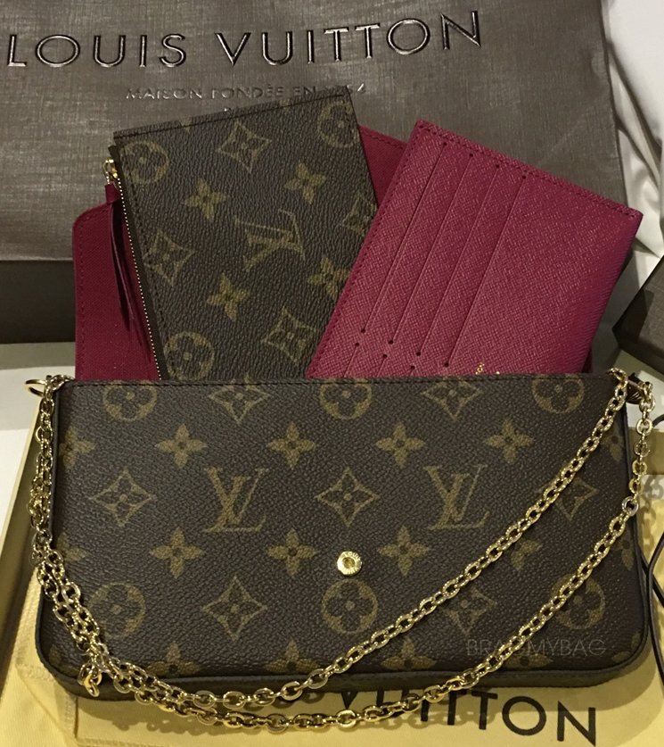 Felicie Pochette shoulder bag (Louis Vuitton)  Bags, Small louis vuitton  bag, Félicie pochette