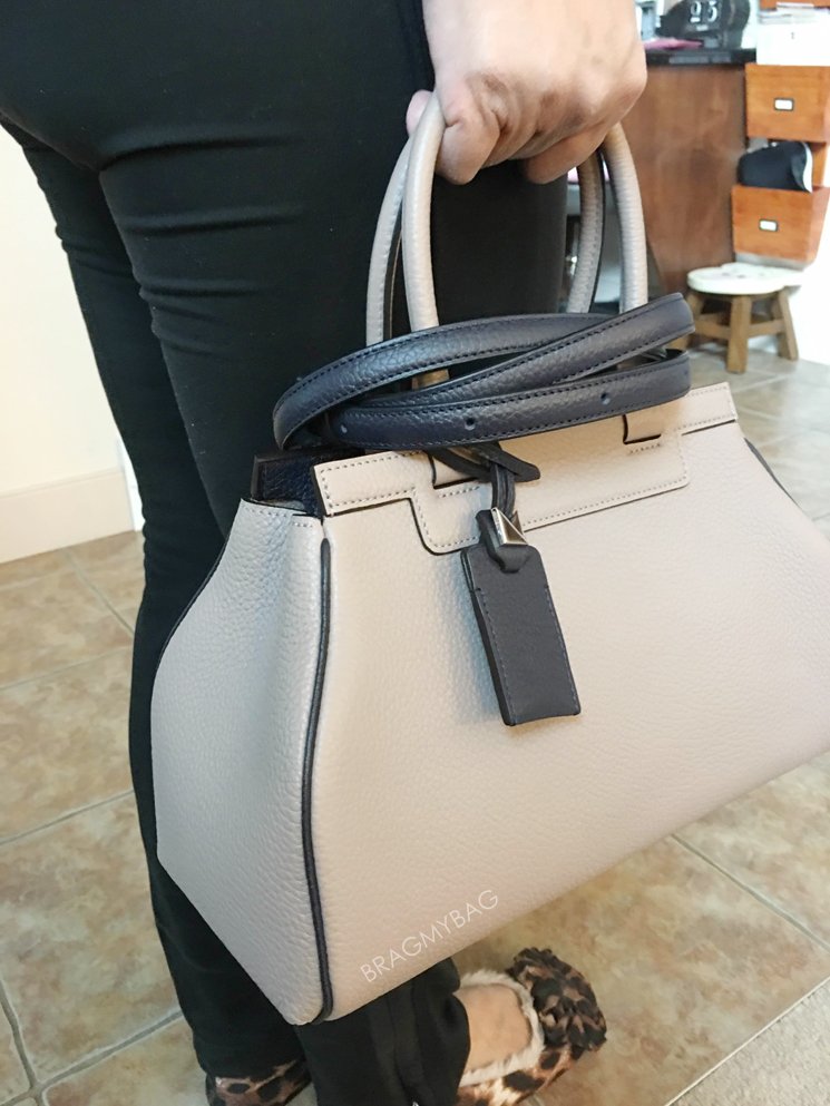 Moynat Leather Pauline Handle Bag - Black Handle Bags, Handbags -  MOYNA20681