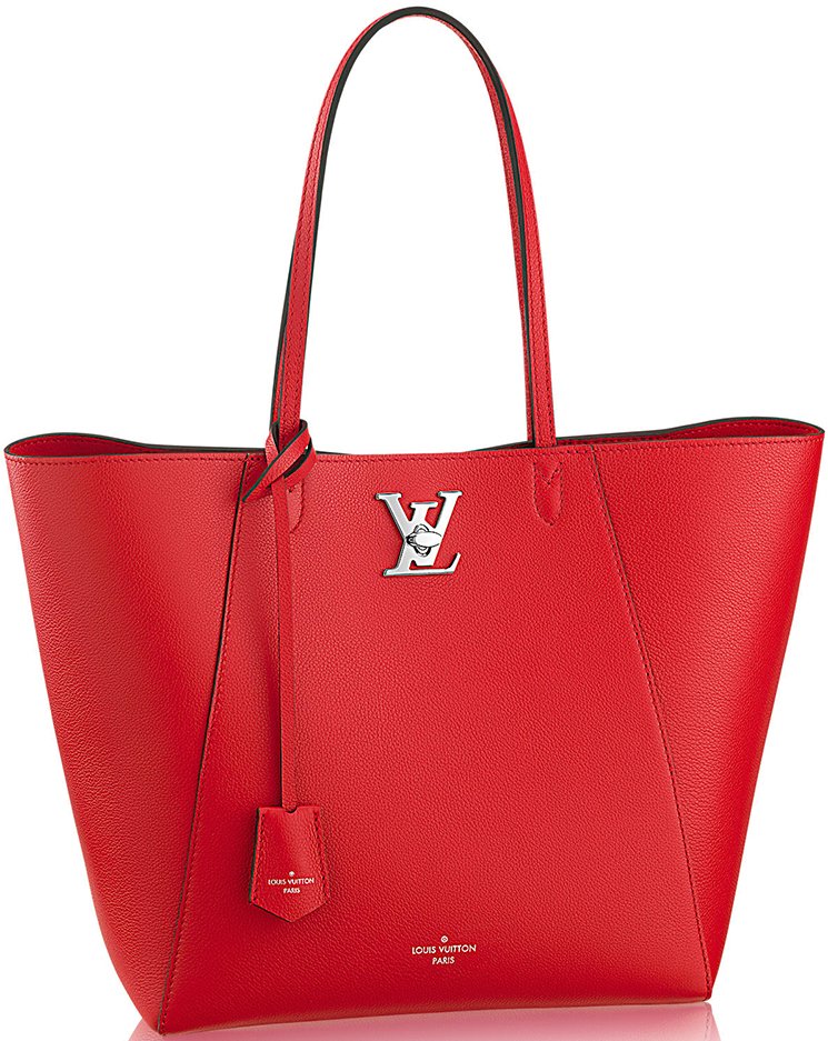 Louis Vuitton Lockme Ever MM w/ Strap - Red Handle Bags, Handbags