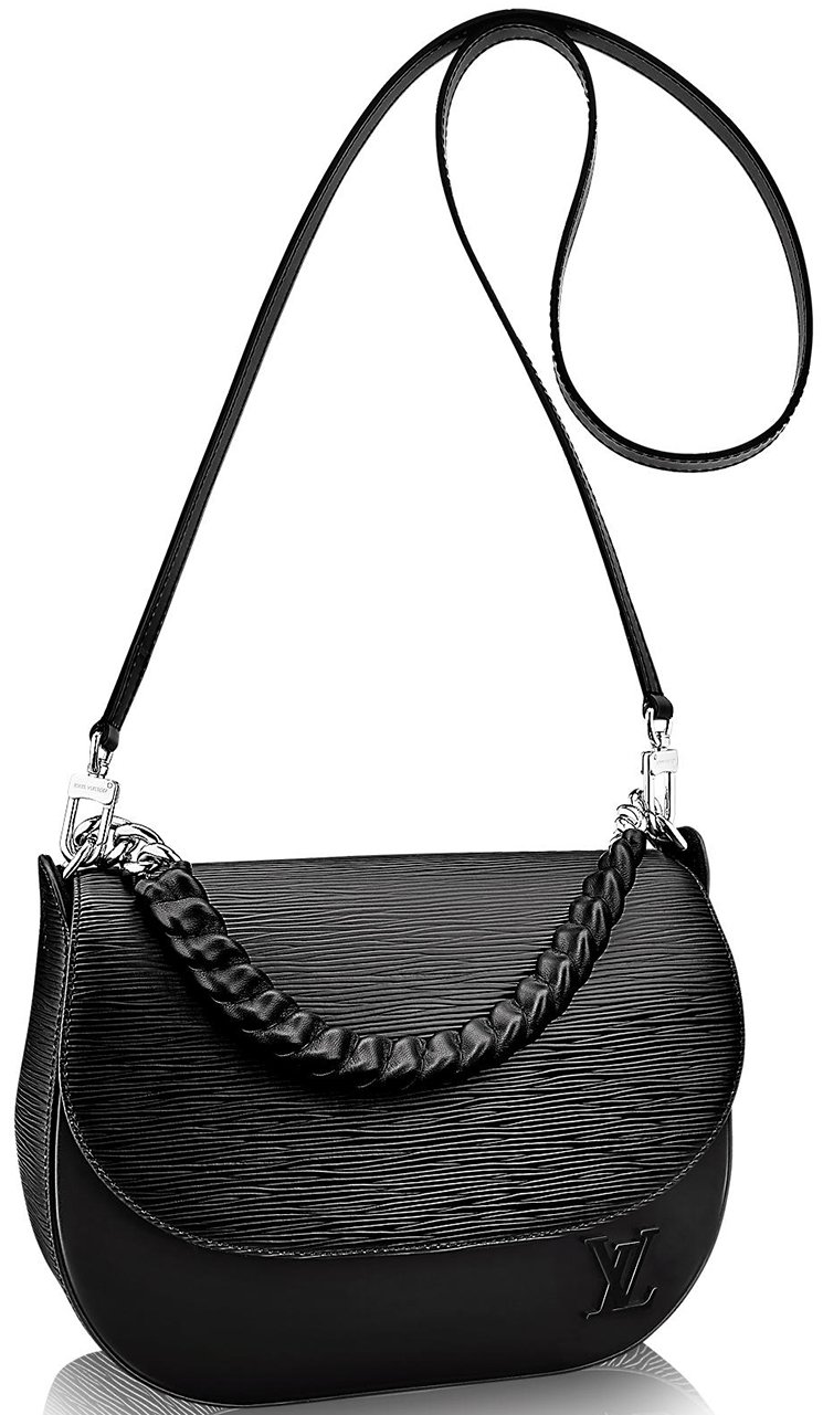 Louis Vuitton, Bags, Louis Vuitton Epi Luna Black Crossbody Purse With  Silver Hardware